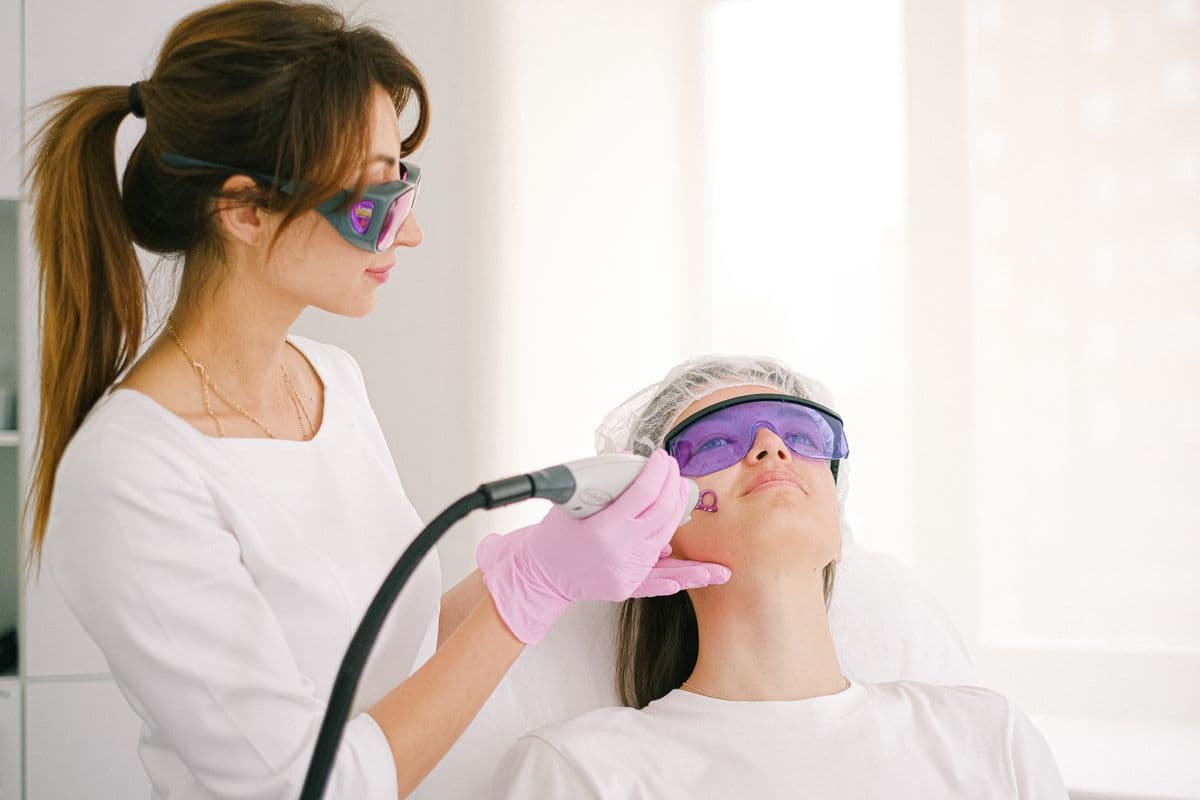 Laser Toning for Brightening